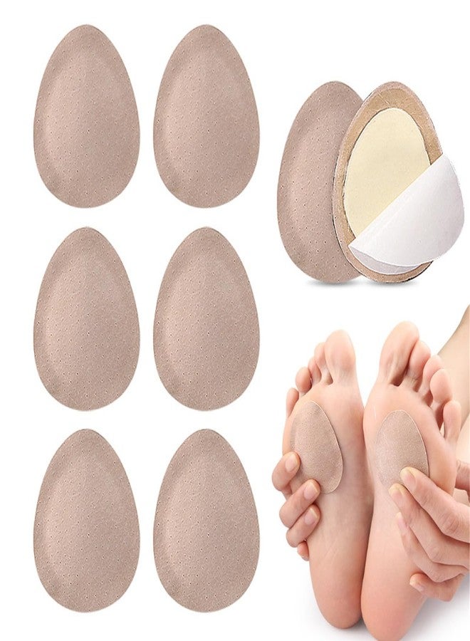 Xemz Leather Metatarsal Foot Pads, 3 Pairs Comfortable Metatarsal Pads Ball of Foot Cushions, Self-Adhesive Leather Foot Pads Forefoot Support Cushions for Mortons Neuroma Foot Pain Relief Protection Pads - Image 5